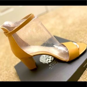 vince camuto corlina nude burnished calf heels